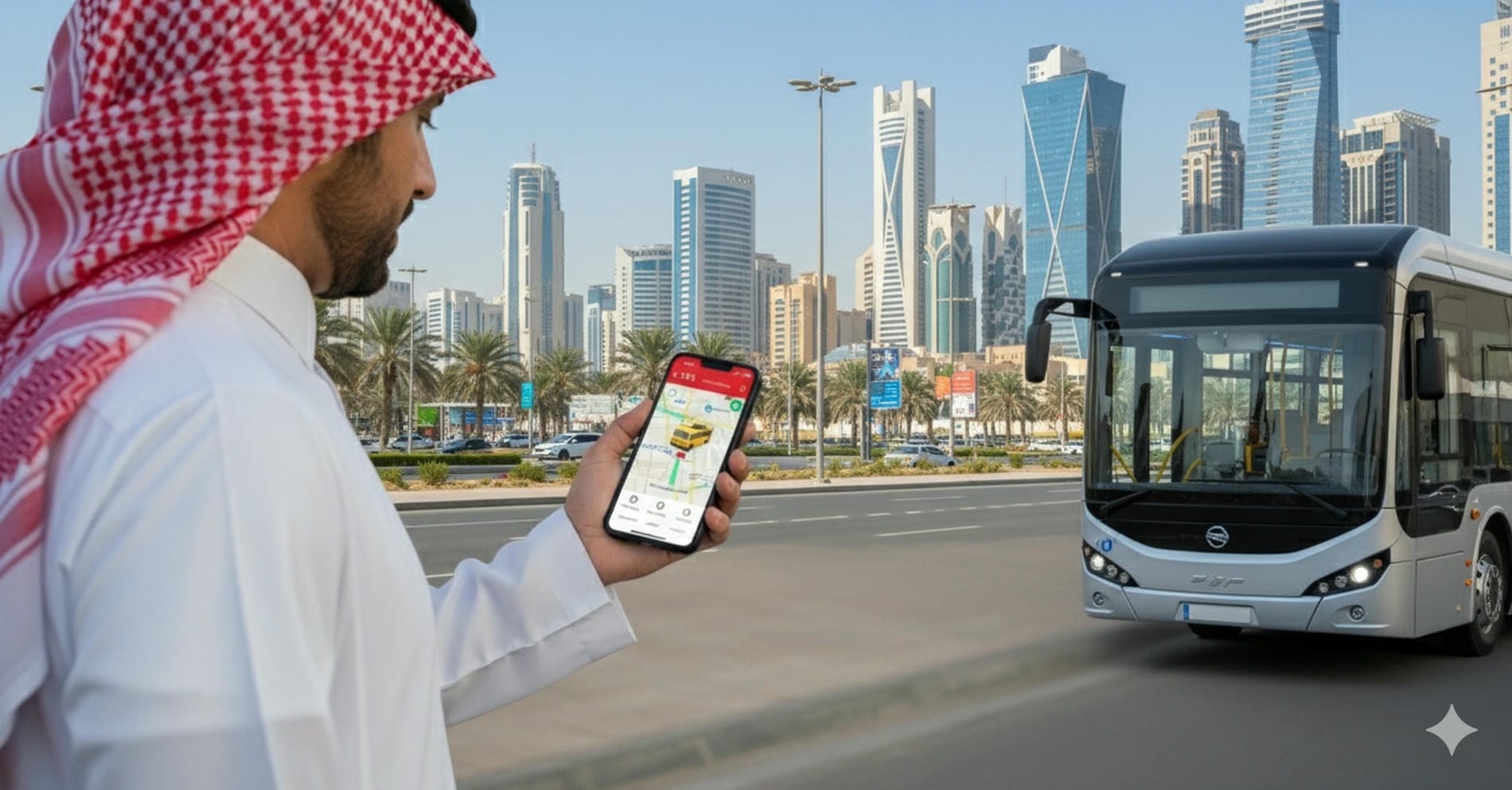 تطبيق تعقب الحافلات